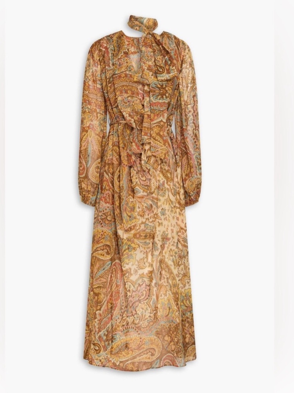 NWT Zimmermann Georgette Paisley
Long Sleeve Midi Dress SIZE 1 - US 6